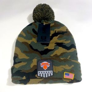 NBA NEW YORK KNICK CAMO USA BEANIE